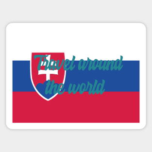 Travel Around the World - Slovakia Sticker